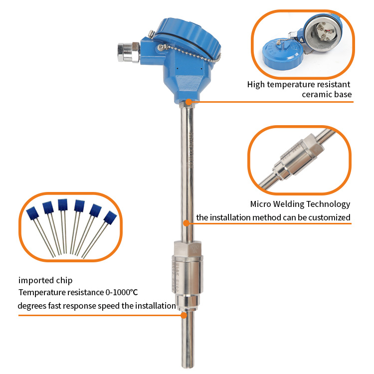 1200 degree industrial k type temperature sensor thermocouple high temperature