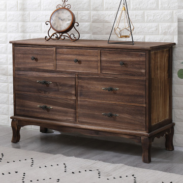 Wood Living Room Storage Cabinet Chest of Drawers