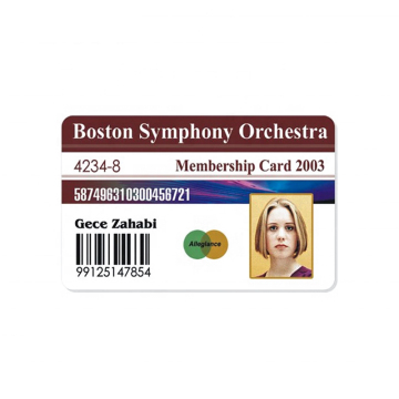 High quality personalized barcode blank Smart ID cards