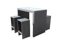 Rattan Bar table set