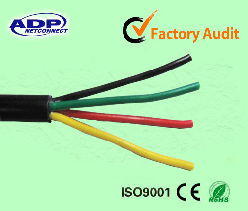 Alarm Cable Copper Conductor Black PVC Jacket