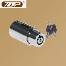 high security tubular key push lock