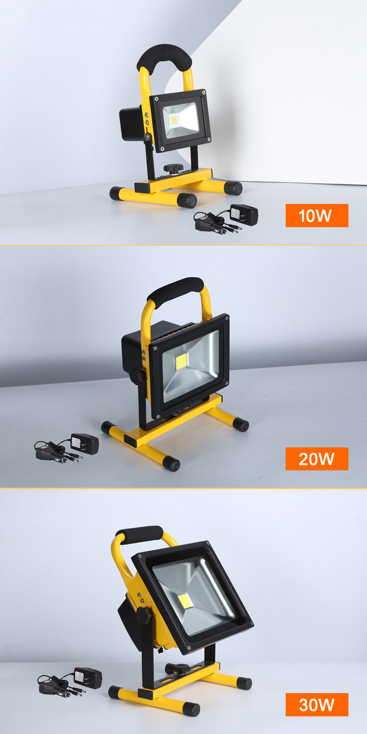 hot sale rechargeable Ternary Li-battery 300W construction site led work light