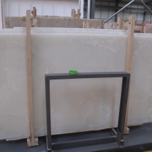 Natural white onyx stone marble stone slabs for sales