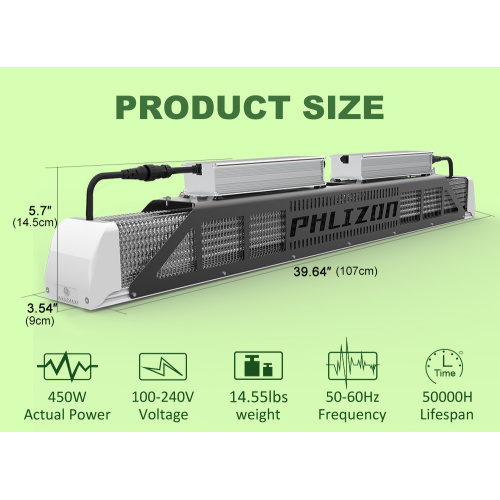 High Prower Full Spectrum Zimmerpflanze wachsen leicht