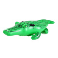 Flatties de crocodile personnalisées PVC FOOT Gonflable Ride-ON