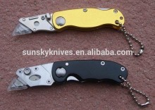 Compact and delicate telescopic safety art knife