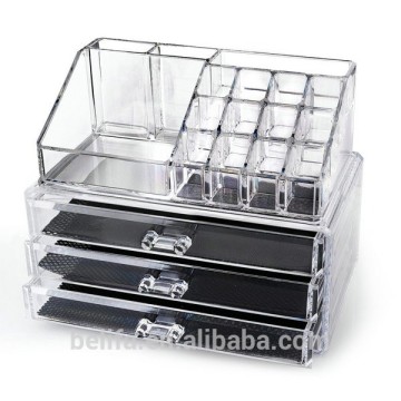 Belifa acrylic makeup organizer cosmetic boxes Organizer