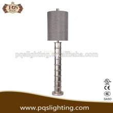 Modern Silver multi-layered lamp holder and fancy table lamp