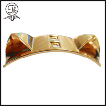 Gold 3D alloy charm ornament metal