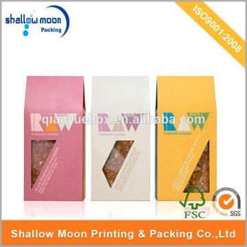 food packaging paper bags with window