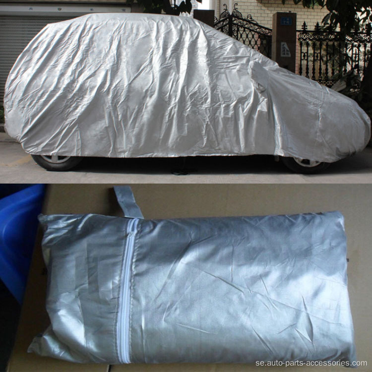 Silver Uppblåsbar bilskydd Hail Protection Car Cover