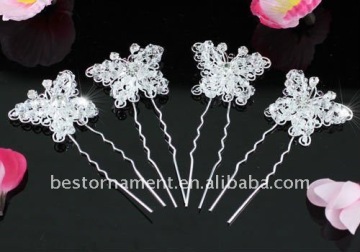 Bridal Butterfly Handmade Hair Pins