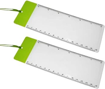 PVC Bookmark Magnifier with Ruler Search