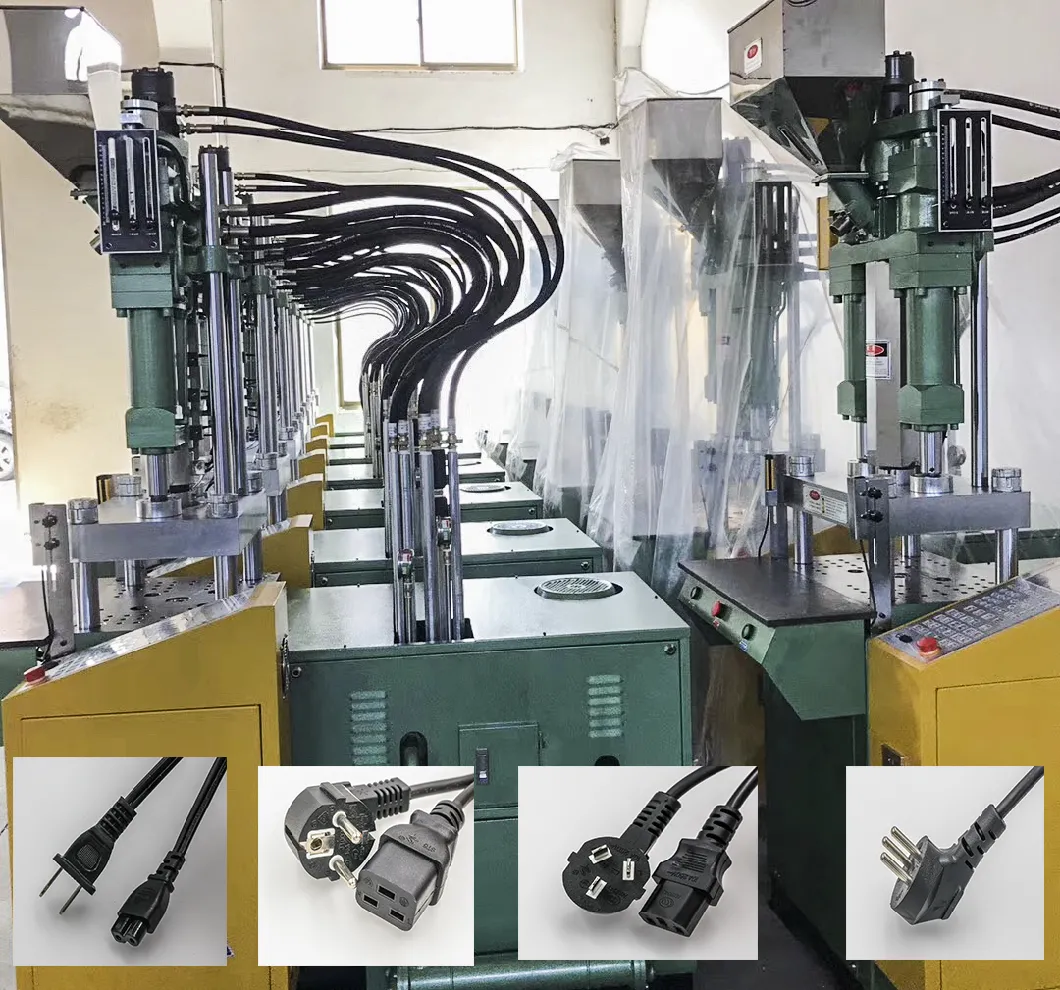 Power Cable Plugs Injection Machines with Inejction Moulds Total Solutions