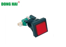 Game Push Button Switch Squre Red