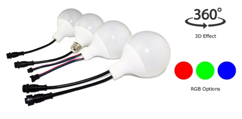 led rgb 360 pixel bulb led rgb 360 pixel bulb