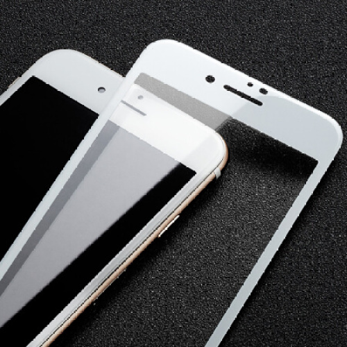 HD White Tempered Glass for iPhone 8 Plus