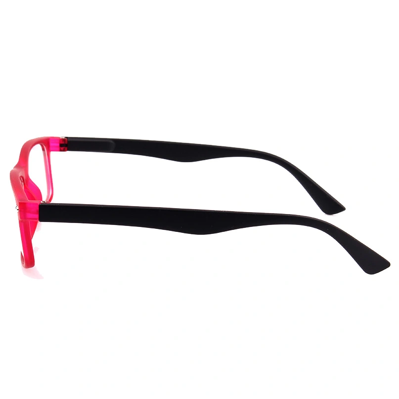 2018 Small Square Shape Crystal Red Frame Reading Glasses