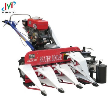 Mini Diesel Grain Harvester: Ripper, Binder, and Reap Rice & Wheat Efficiently