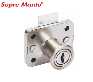 101 Nickel-Plated Drawer Lock for File Cabinet