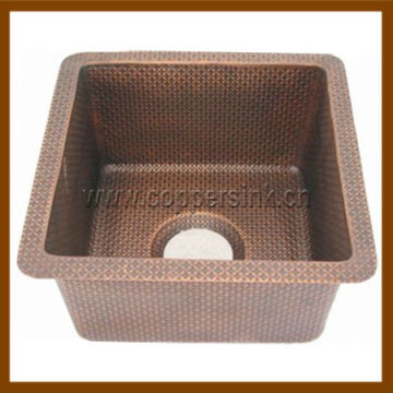 small handcraft copper bar sinks