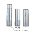 Cylindrical Plastic Lip Balm Container Lipstick Tube