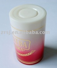 Flip top plastic wine bottle cap