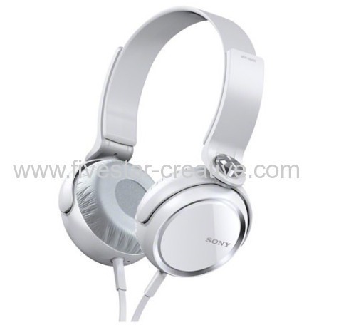 Sony Mdr-xb400/w White Extra Bass Over-the-ear Headphones 