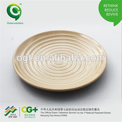 Eco-friendly round plate size(L) dinner plate