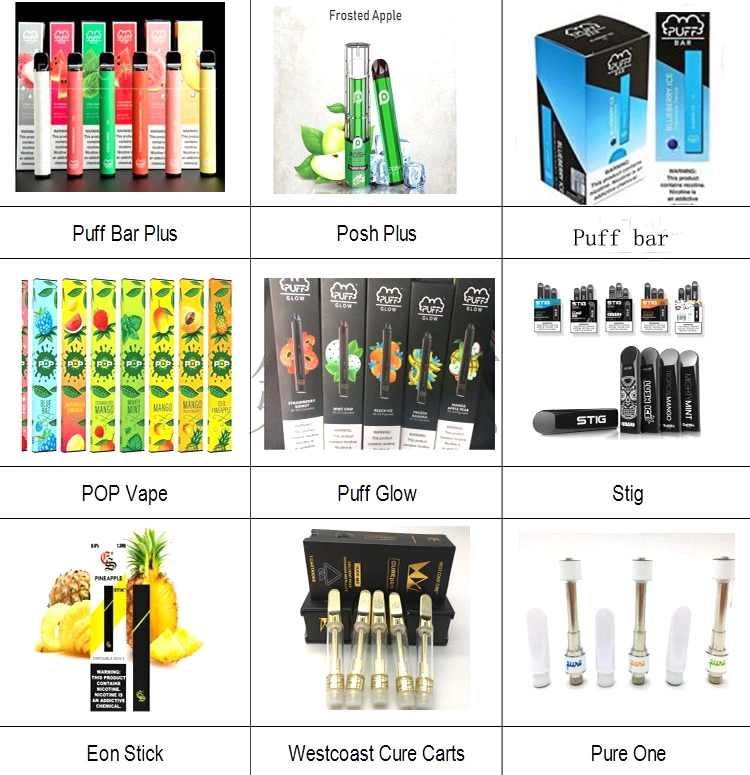Newest Disposable Vape 2000+Puff Pod Cartridge 850mAh Battery 6ml Filled Vape Pods Stick 24 Flavors