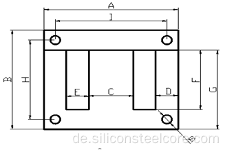 Chuangjia EI 171 Transformator Laminierungskern Elektrische Blatt 50W800 Dicke 0,5 mm für Transformator