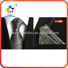 new design gift well package polyester tie cufflink hanky set