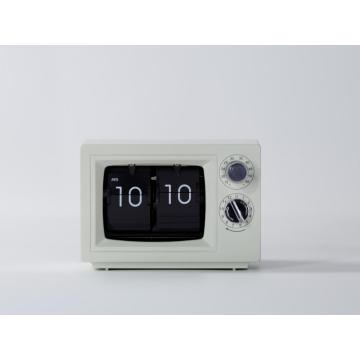 Mini reloj de televisión con luz