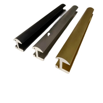 Foshan Aluminum Profile Factory: Customized Polished Chrome/Brushed Nickel Shower Door Header Kits