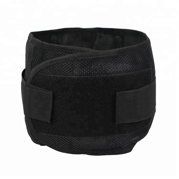 Black Steel Plate Waist Support Band Belt