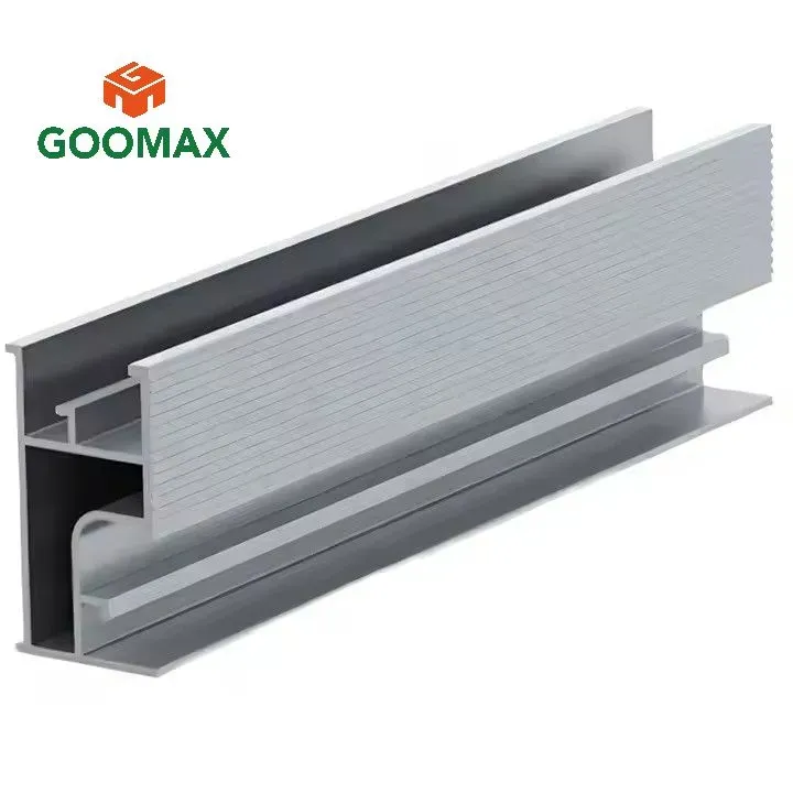 UV-Resistant Anodized Solar Panel Rail 6063-T5