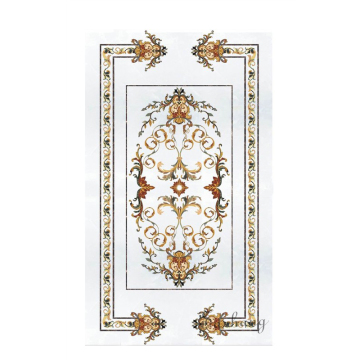 Water jet mosaic tile cutting marble