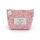 Flower story style PU make up coin purse