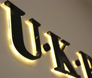 Illuminated Shop Signage Sign Lettering