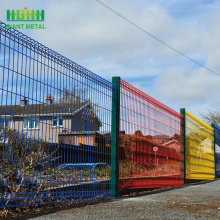 High strength square wire mesh fence avenue safety fencing roll top fence
