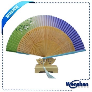 personalized cloth folding fans