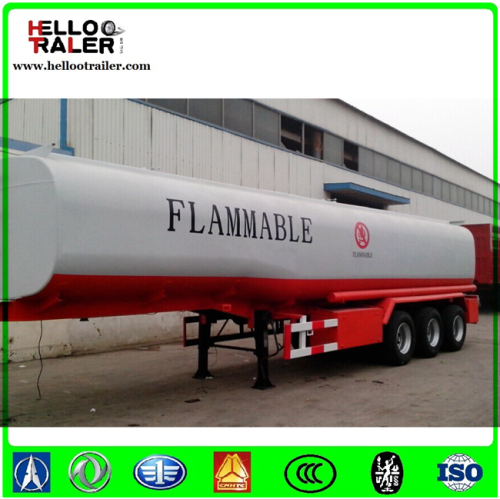 42000 litres fuel, gasoline, oil tanker trailer with 3 compartments