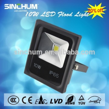 Ultra slim industry 10w led rechargeable flood light