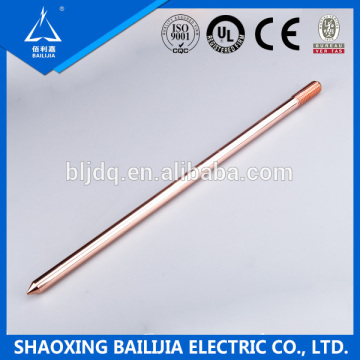 One Pointed And One Threaded End Grounding Rod