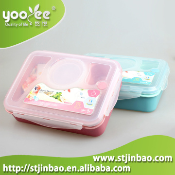 BPA Free Microwavable and Dishwasher Safe Plastic Lunch Box Manufacturer