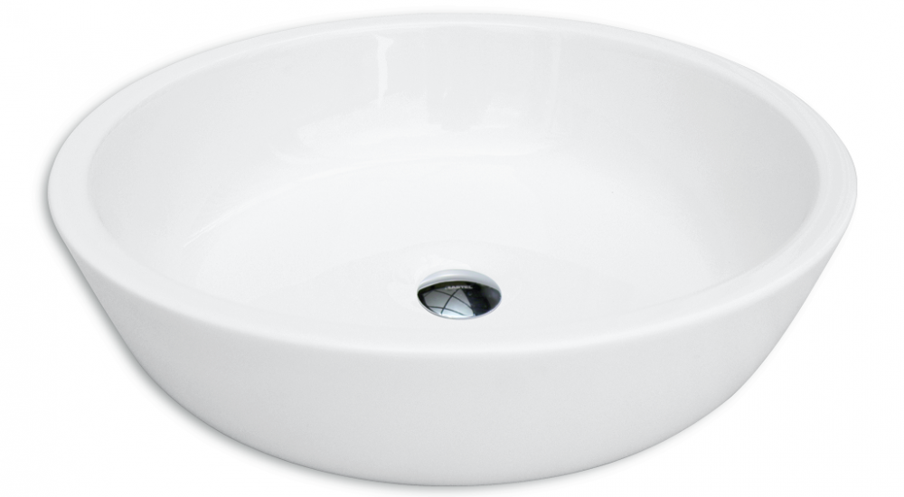 Pure White Oval Shape Ceramic Bathroom Wash Basin