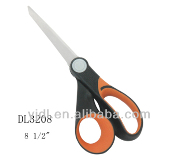 New design soft handle stainless scissors