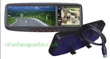 Car GPS Rearview Mirror