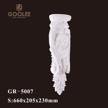 Goolee Interior Decoration Elegant Carving Design polyurethane Corbel